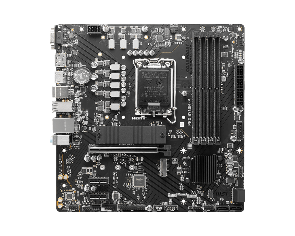 MSI Motherboard PRO B760M-P DDR5 MSI Motherboard PRO B760M-P DDR5
